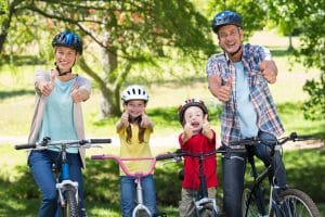 Fahrradhelme für die gesamte Familie